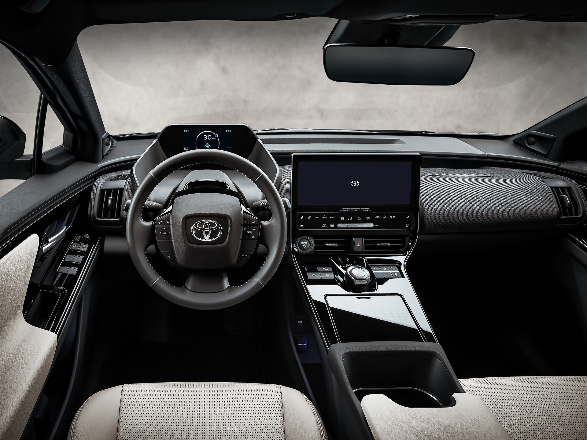 内饰越看越性感丰田bz4x概念车更多实拍图发布