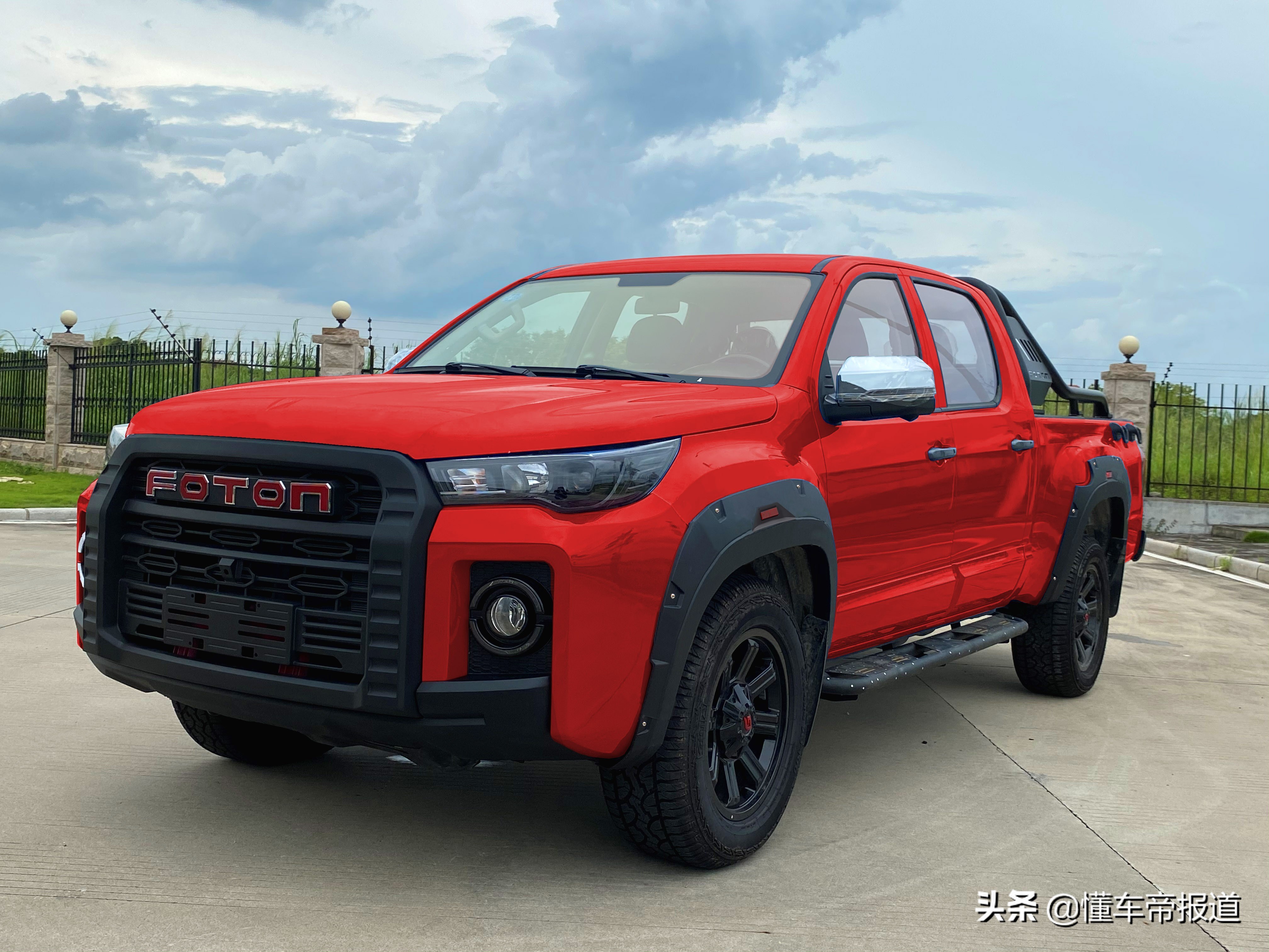 或定名工农大将军曝福田新皮卡实车